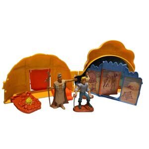 Disney Pocahontas Once Upon A Time Playset w Figures Lot Toy Vintage 1994 Mattel